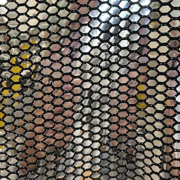 Silver Disco ball body con dress. Size L made by Blue S - Picture 2 of 6